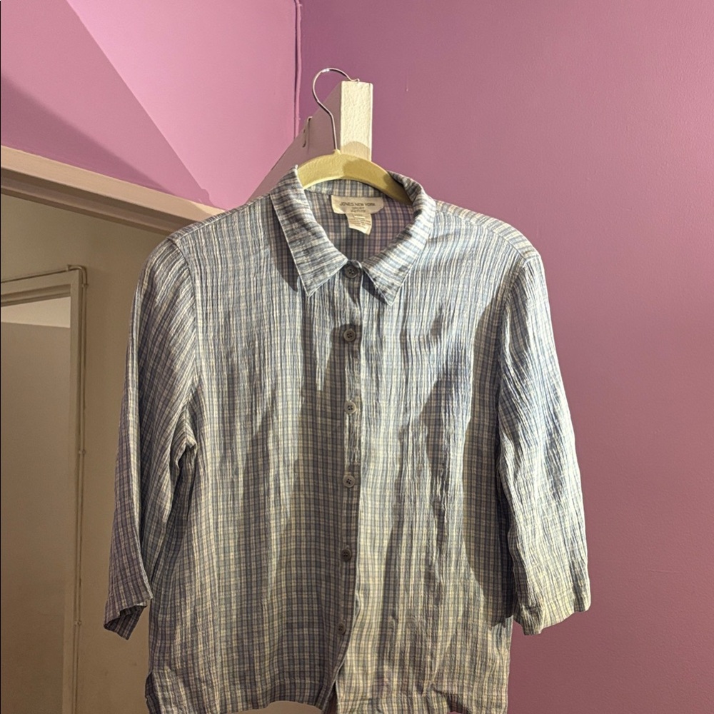 Women’s  Blue snd white Shirt